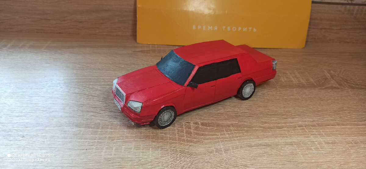 Мой москвич из бумаги