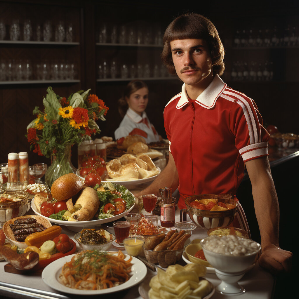 Олимпийские угощения. Москва 1980