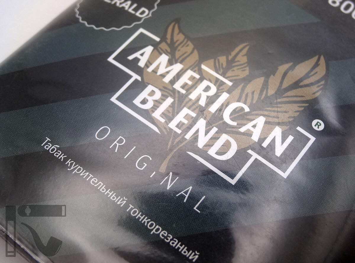Табак American Blend Original Emerald. Фото: © канал "Уголок Курильщика"
