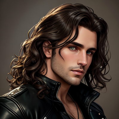 Нестандартный вампир Виктор. Изображение создано при помощи нейросети Dezgo.com