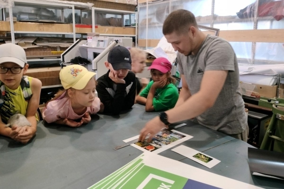    Школьники Ханты-Мансийска узнали, как работает типография