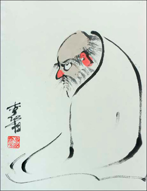 Бодхидхарма на холоде