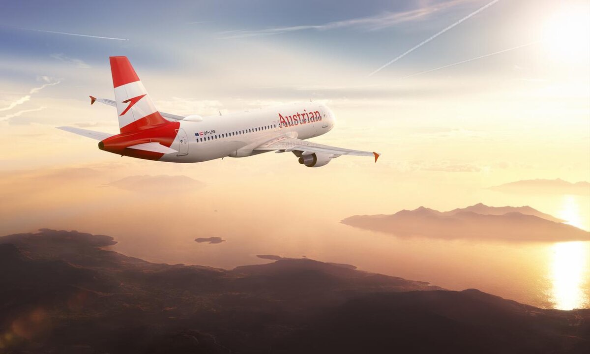 Самолет Австрийский авиалиний. Источник изображения: https://www.austrianairlines.ag/en/