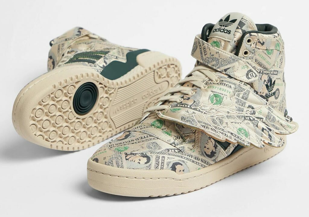 Adidas Forum "Winged Money" от Джереми Скотта