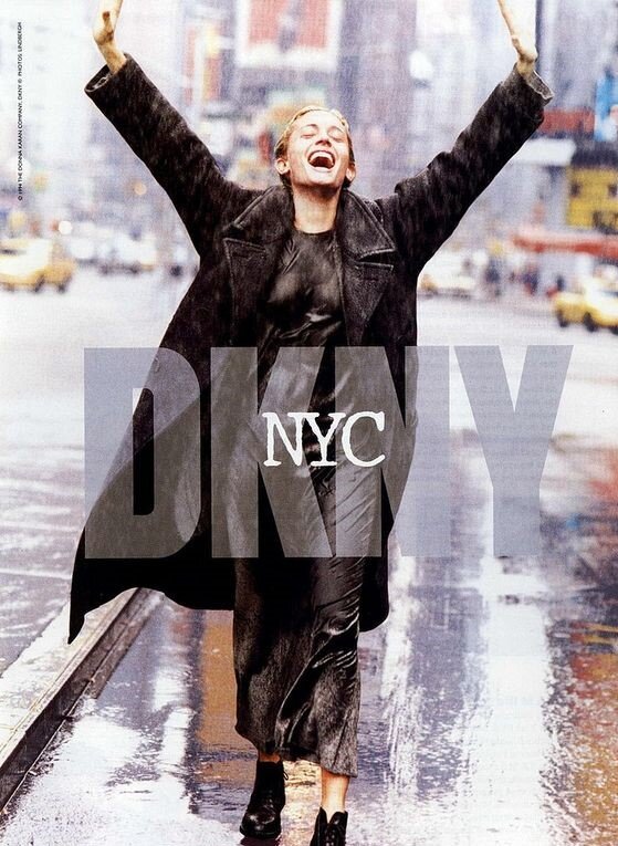 1. Донна Карен DKNY Реклама второй половины 1990х. Все иллюстрации взяты в открытых источниках в сети.