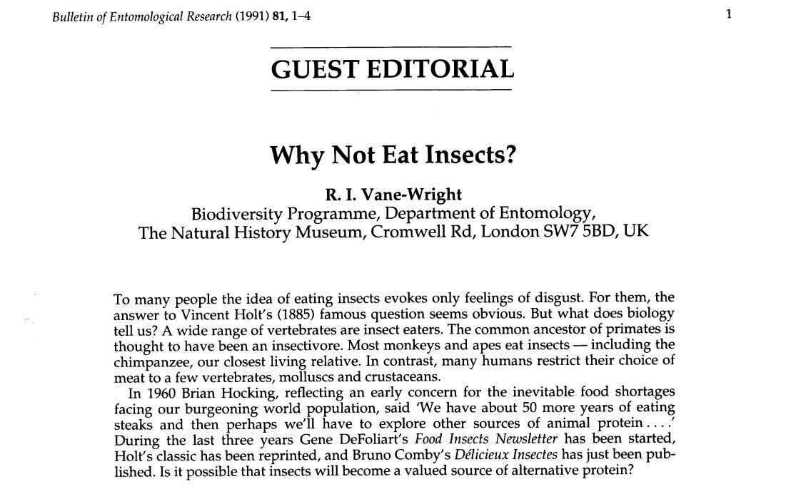 Bulletin of Entomological Research (1991) 81',1.4