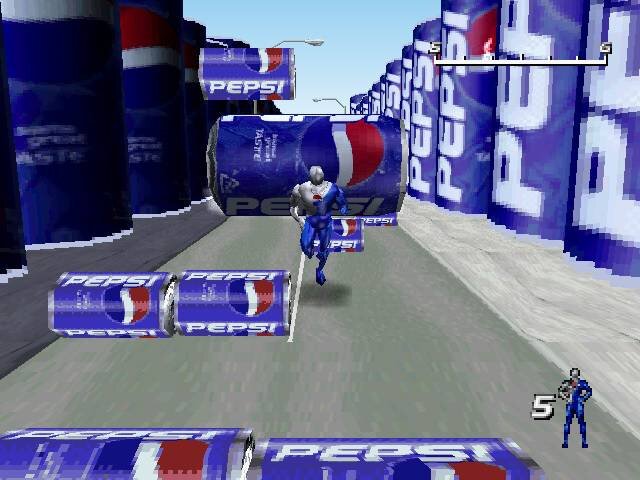 Скриншот из игры Pepsiman