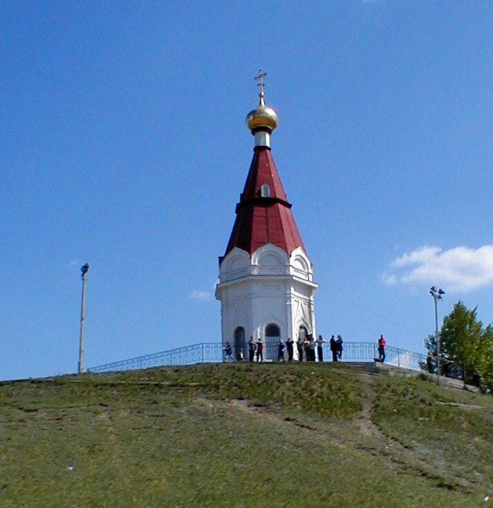 Часовня Параскевы пятницы Красноярск пушка