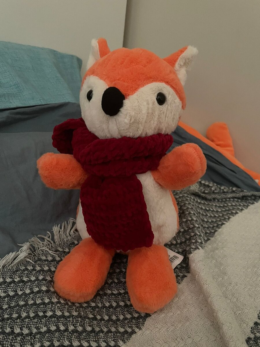 Лиса ещё дома.