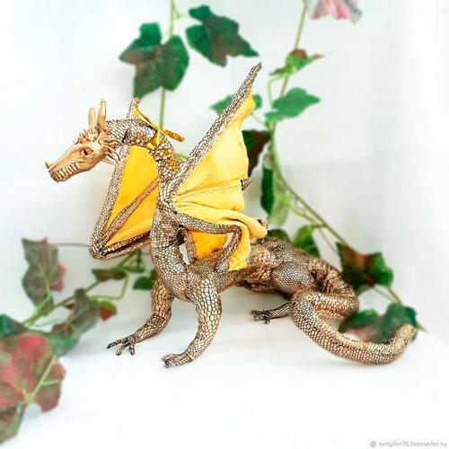 Амигуруми дракон — игрушка крючком от Меджик