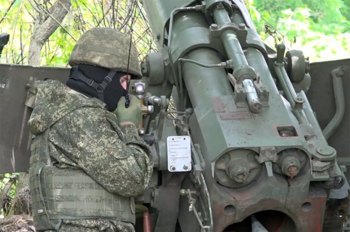    Российская артиллерия поразила пункт дислокации ВСУ под Артемовском