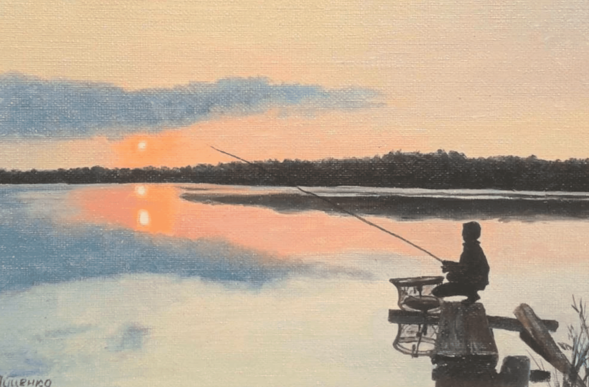"...давно я не встречал рыболова, который бы полагался на свое чутье, знания и удачу..."