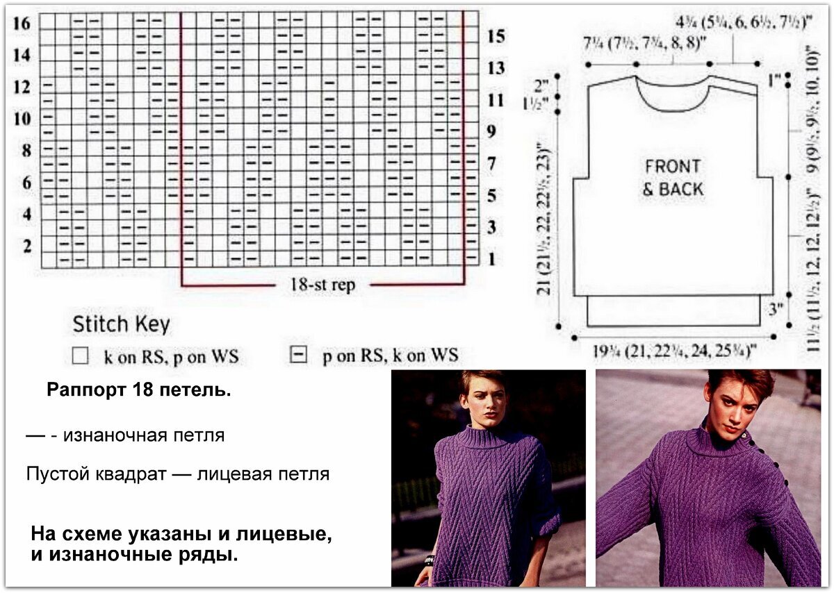 Красота теневых узоров: 27 разноплановых моделей спицами | Вязание с  Paradosik_Handmade | Дзен