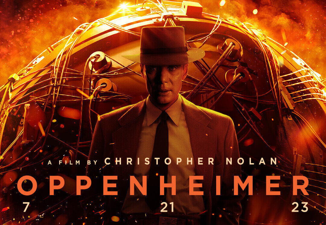 Постер кинофильма "Оппенгеймер", 2023. 