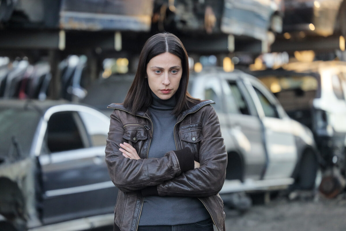 Анастасия Тодореску. Кадр из сериала "Кошка".