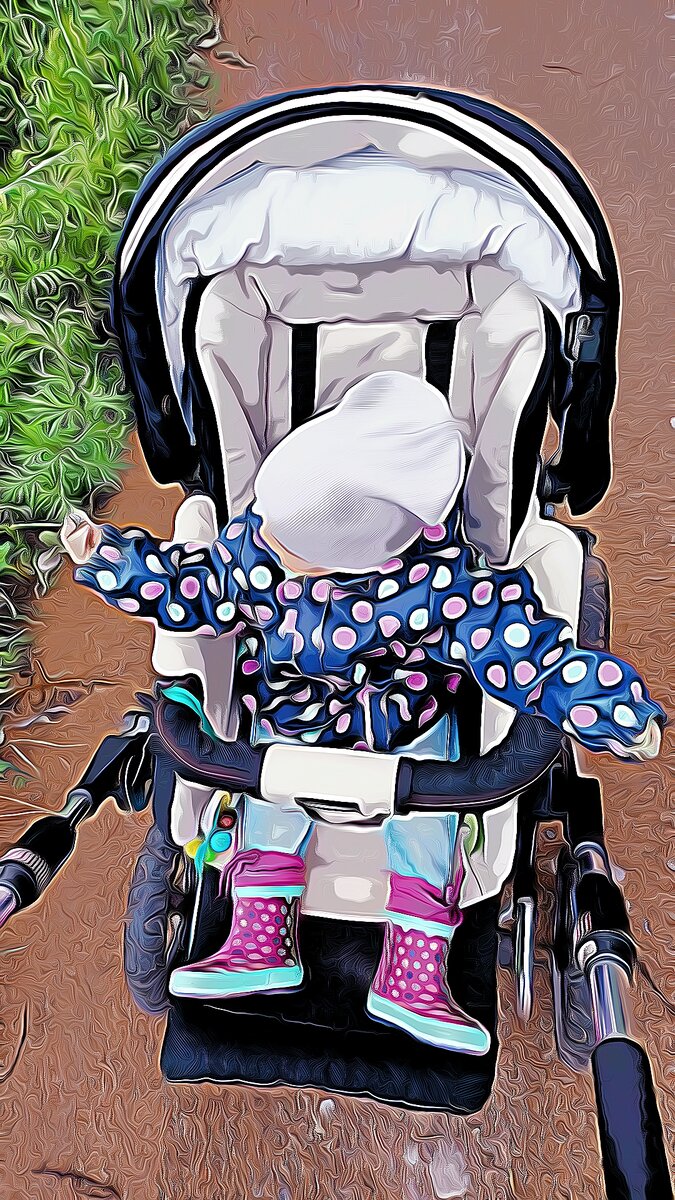 В теплых обновках хорошо. Фото автора в тот самый прохладный день