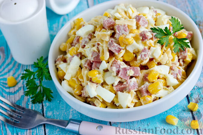 Вкусный салат в домашних условиях #салаты