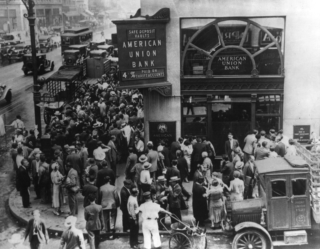 Банковская паника в начале Великой депрессии