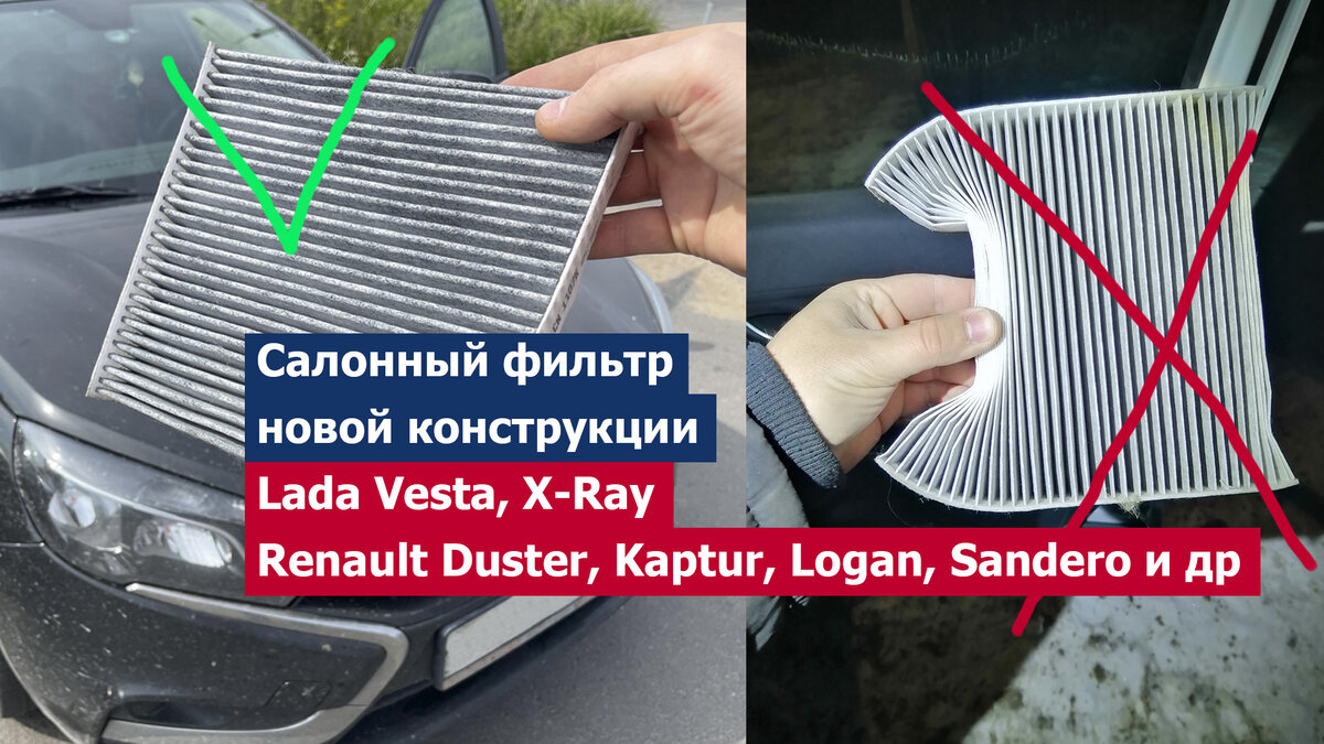 Теперь устанавливать салонный фильтр NORDFIL CN1107 на Lada Vesta, X-Ray,  Renault Duster, Logan, Sandero и др стало проще. | Автомобильные фильтры  NORDFIL | Дзен