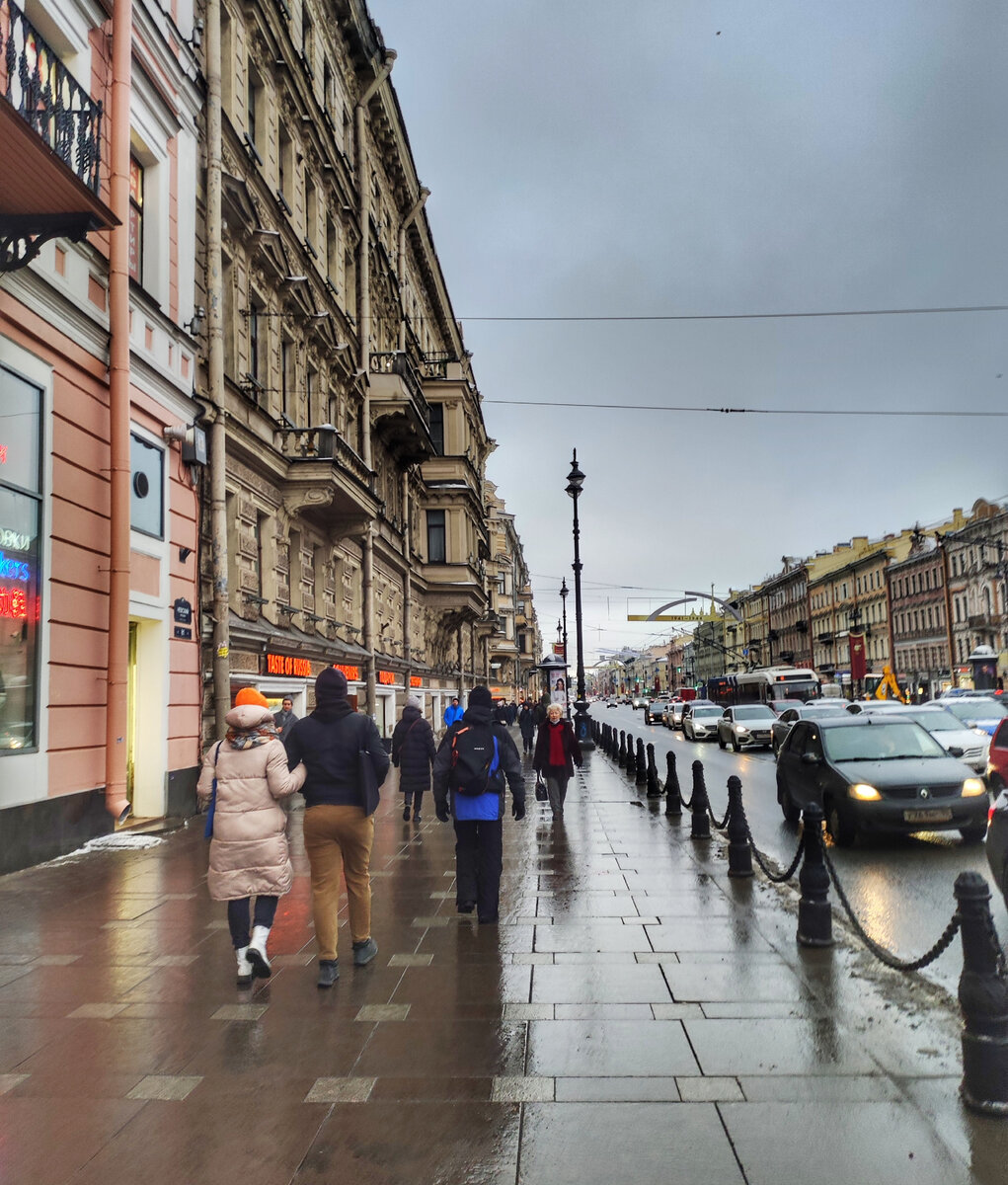 Зимний Невский проспект. 