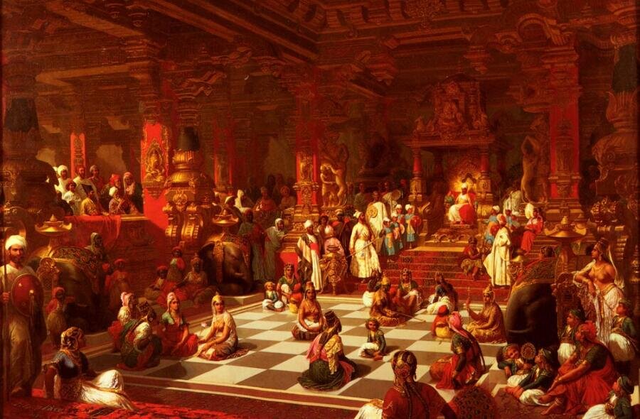    Анри-Пьер Пику, «Индийские шахматы», 1876 г. Фото: общественное достояние