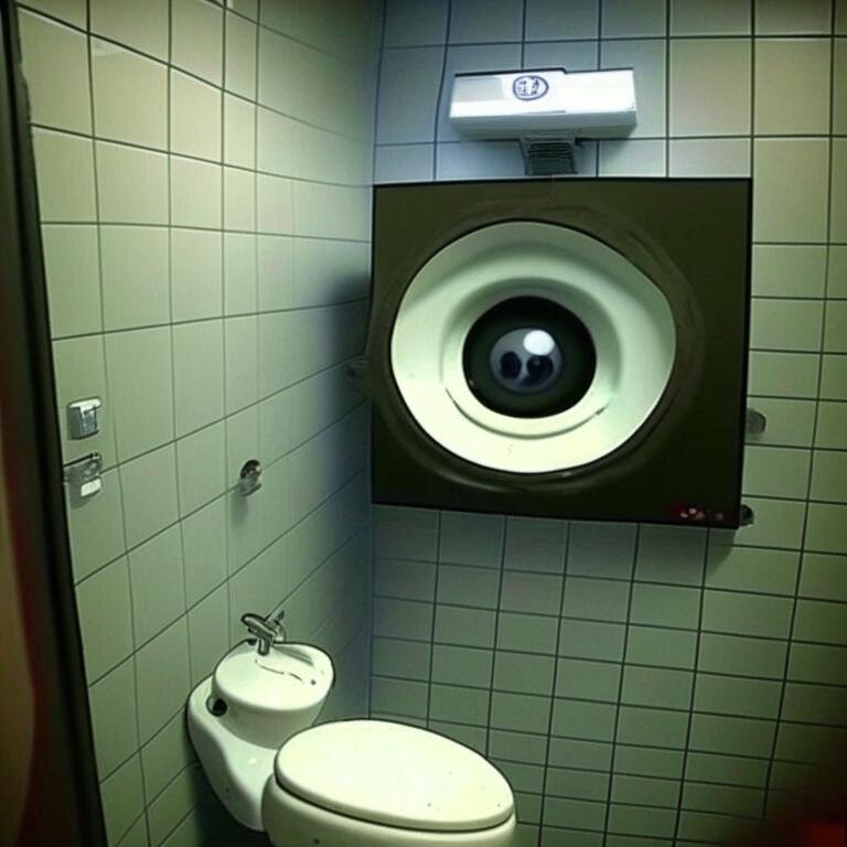 В туалете было видеонаблюдение и я постеснялся туда идти