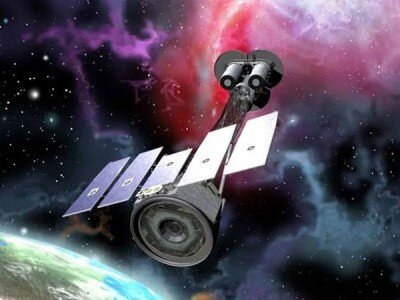    Астрономы наблюдали сверхмощную струю, выходящую из чёрной дыры