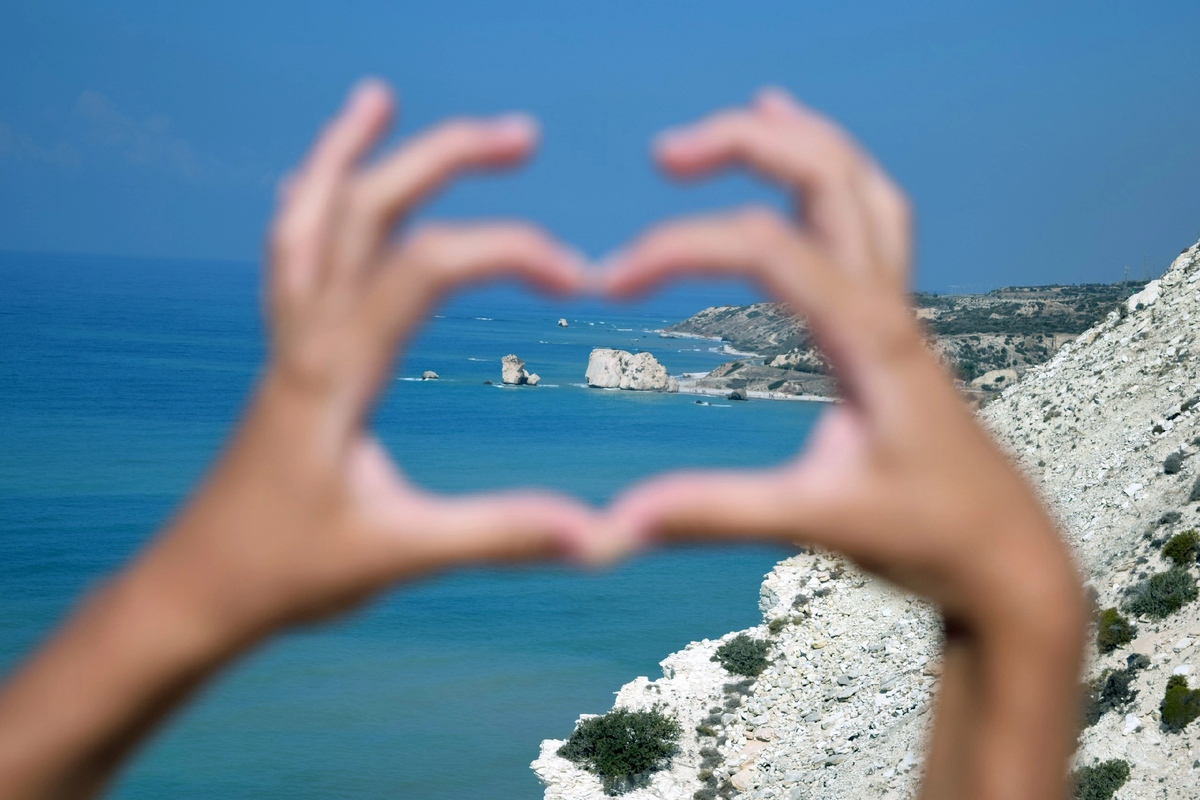 Кипр. Вид на скалу со смотровой площадки