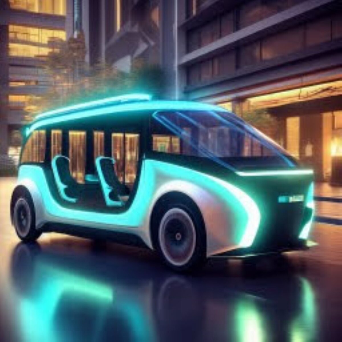 Электро такси в жанре фантастики