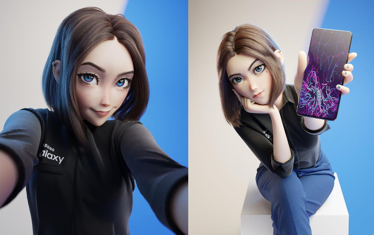 Ассистентка Сэм должна была стать персонажем-талисманом Samsung, но компания отказалась от идеи использования данного маскота