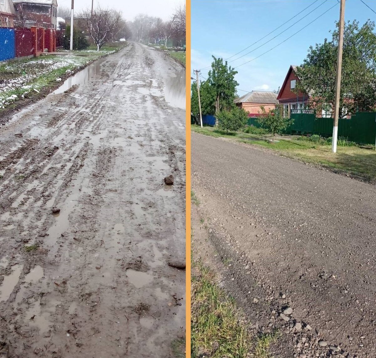 Дорожное болото». Жители села в Краснодарском крае добились ремонта  разбитой улицы | Центр Справедливости | Дзен