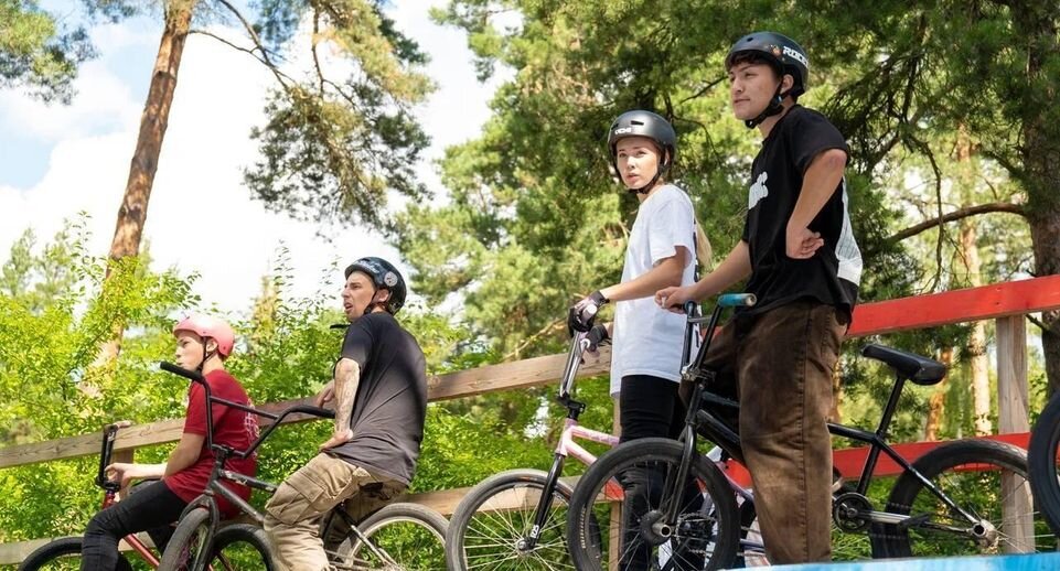 Велоспорт BMX фристайл парк Казань