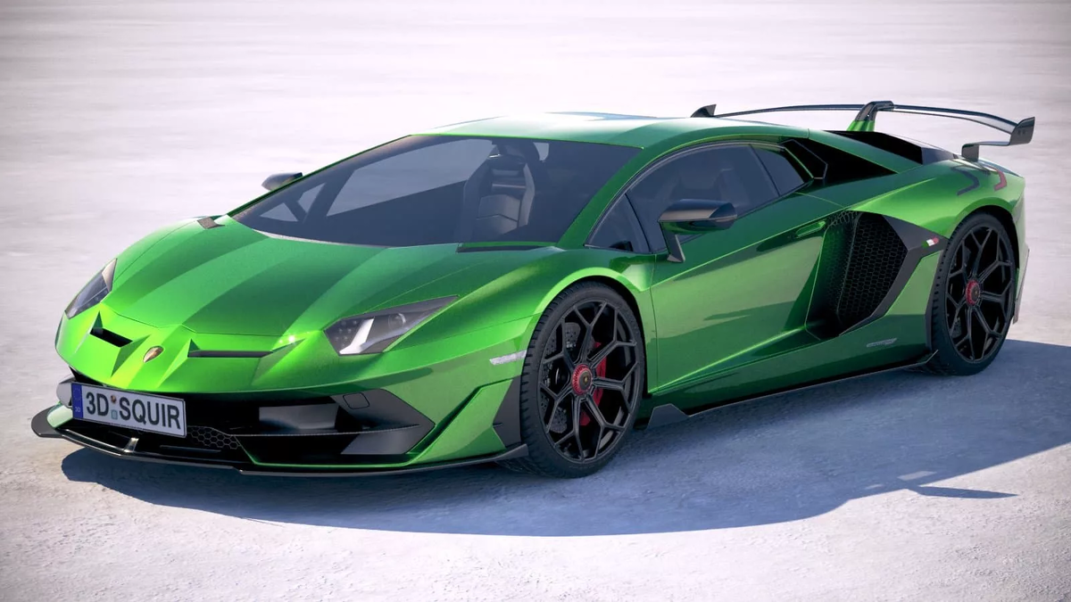 Lamborghini Aventador SVJ Р·РµР»РµРЅС‹Р№