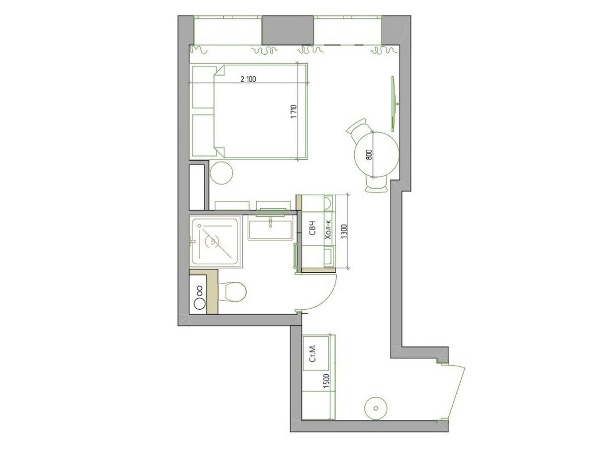 После перепланировки