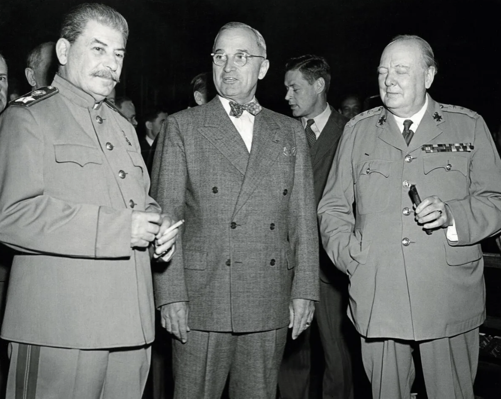Сталин, Трумэн и Черчилль