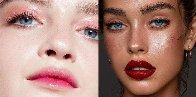 Зацелованный губы                                                 Глянцевые губы