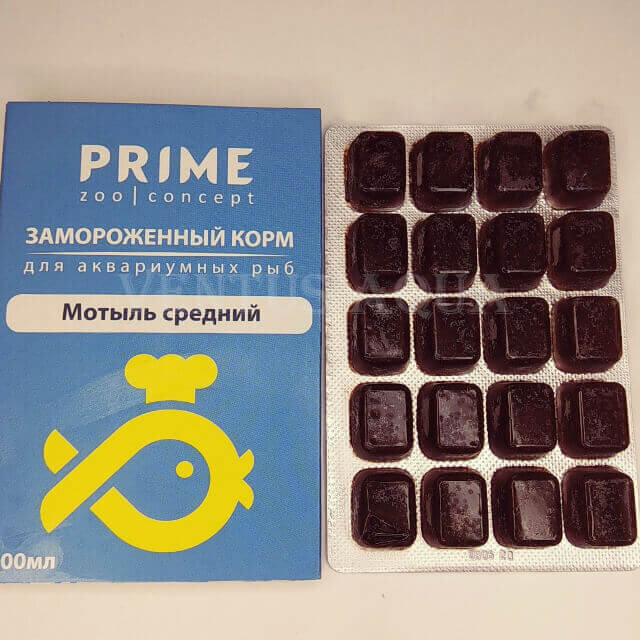 Замороженный мотыль: фото из интернета.