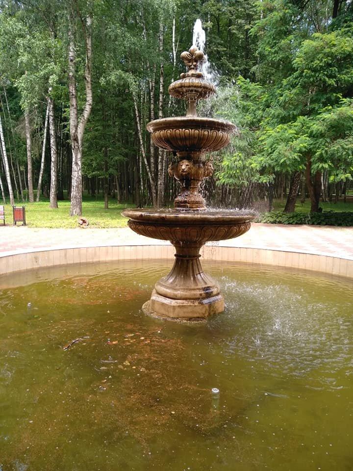 Фонтан в санатории. Фото автора.