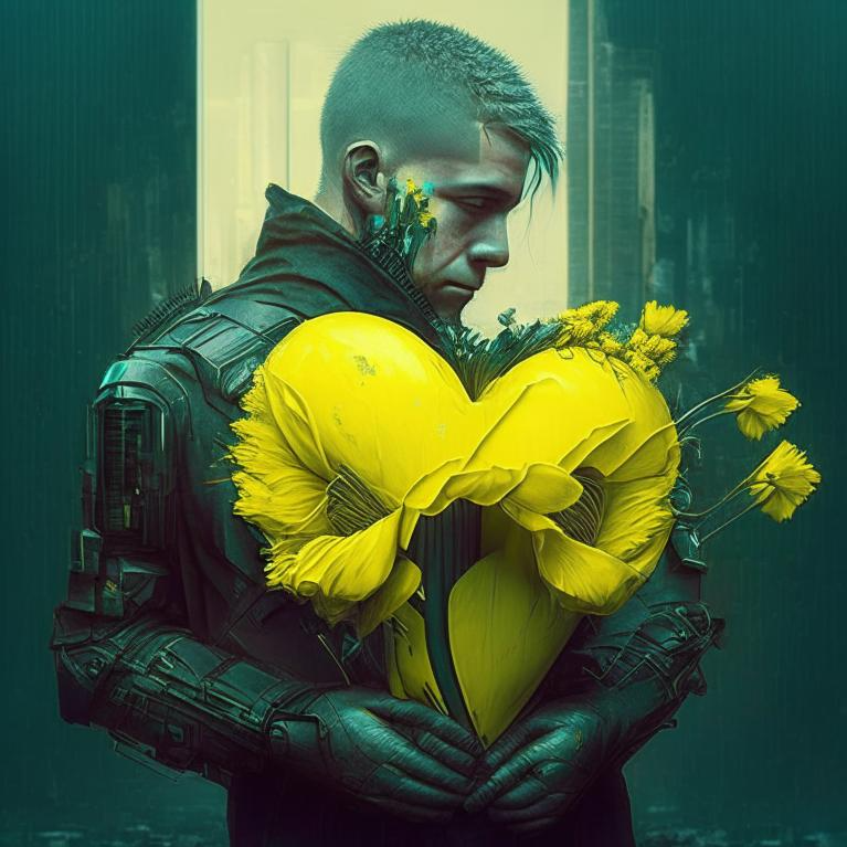 нарциссическое сердце по версии нейросети