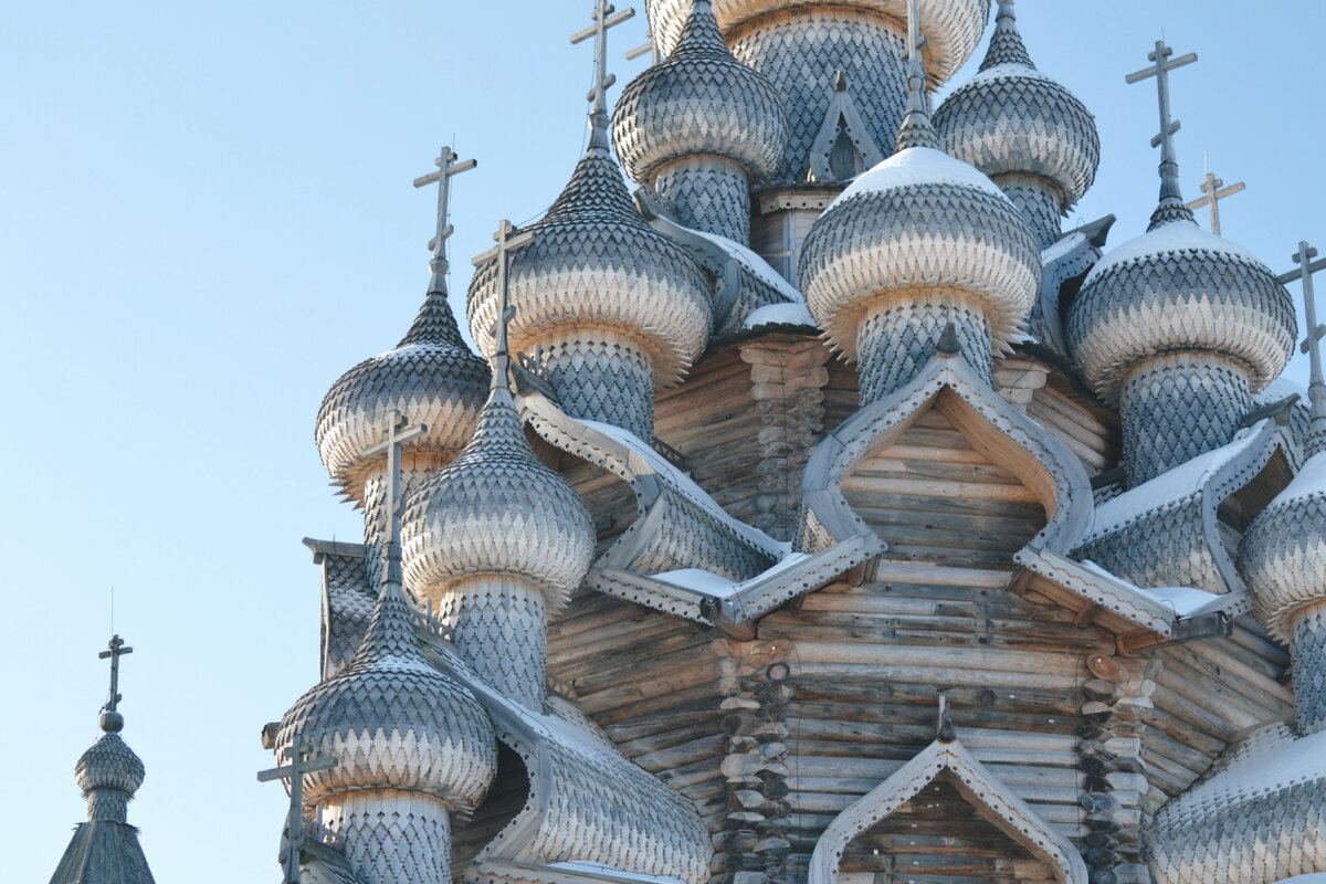 Кижский Погост Преображенская Церковь