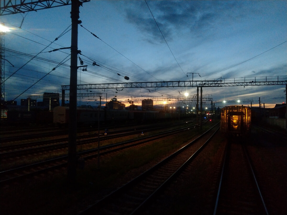 Вот такое небо, а ведь еще не поздно было