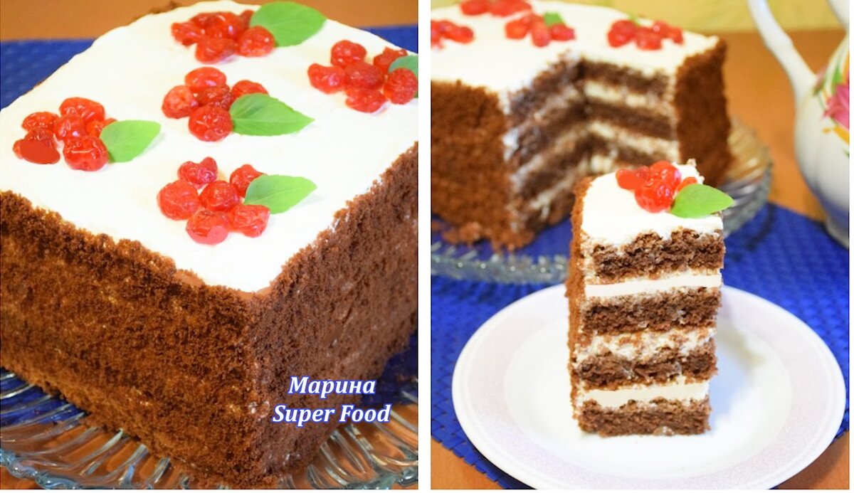 Вкусная минутка торт без выпечки