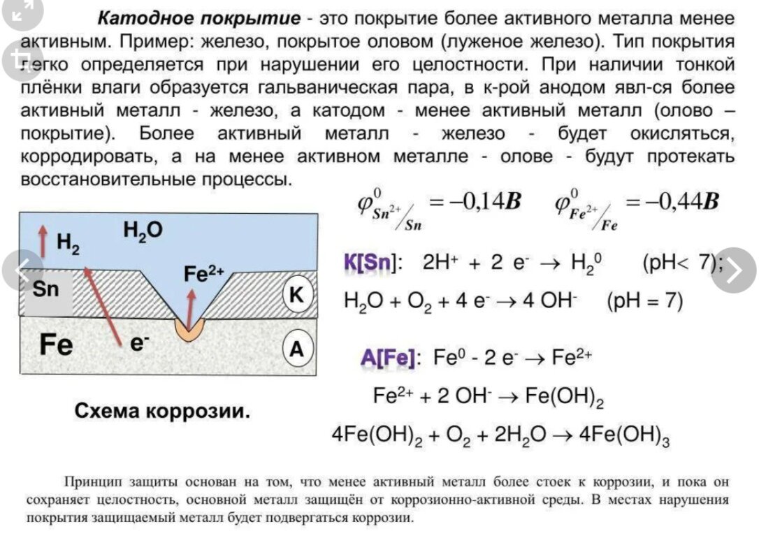 Защищает поверхность. Анодное покрытие железа цинком. Катодное и анодное покрытие для цинка. Коррозия анодное катодное покрытие. Коррозия металлов с катодным покрытием.