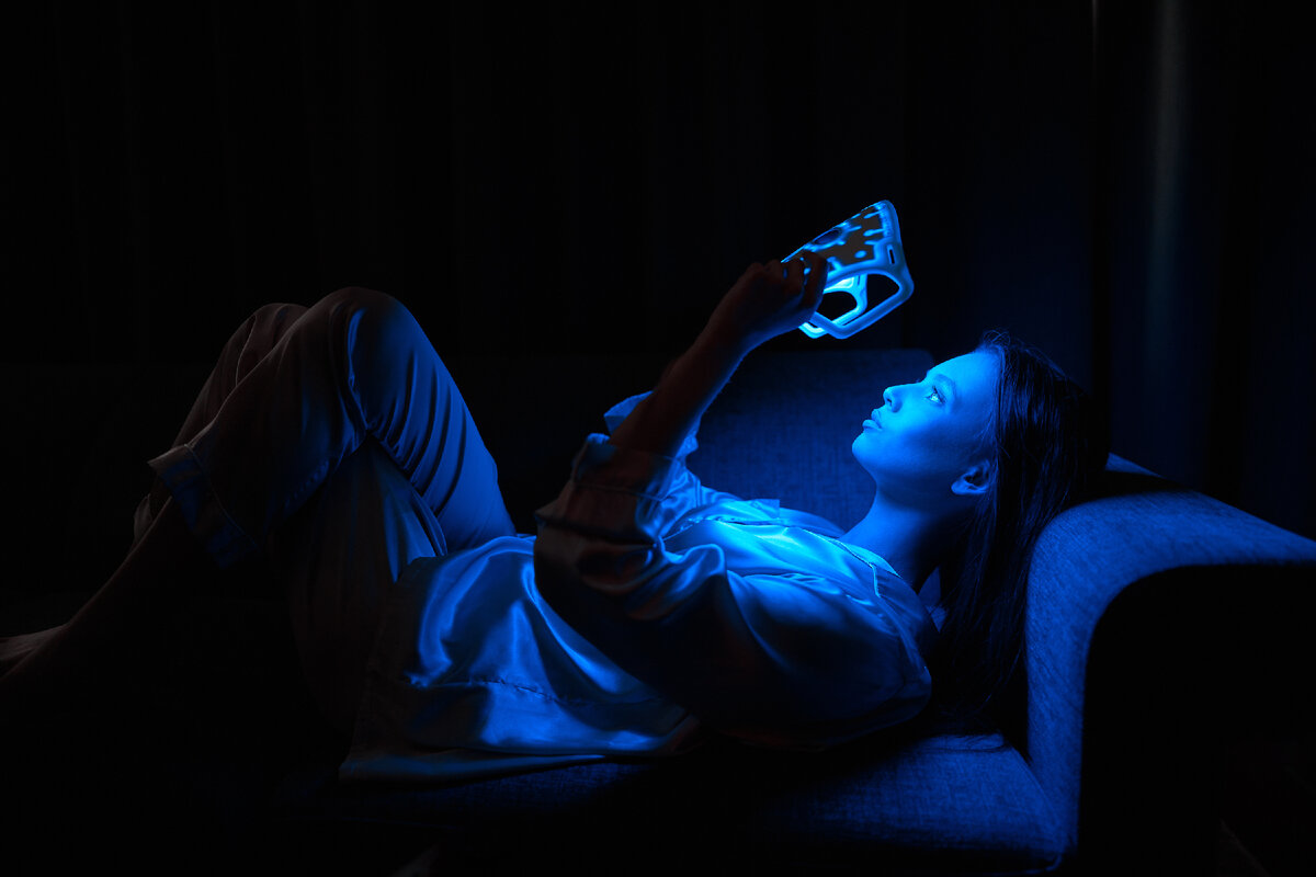 Светодиодная силиконовая маска для лица Yamaguchi LED Light Therap