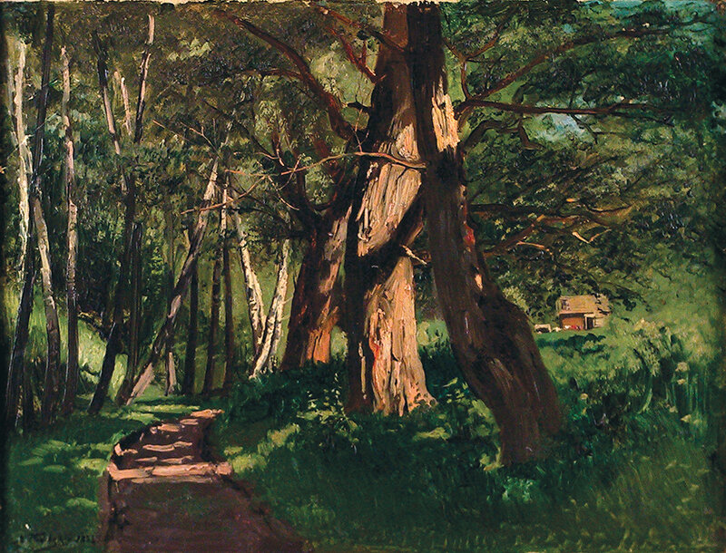 "Дача", В.Е. Маковский, 1882. Калужский музей изобразительных искусств.