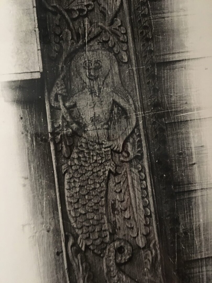 Фотографии наличников русских жилищ Среднего Поволжья. Экспедиционные материалы этнографов Казанского университета.