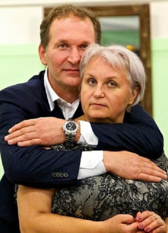 Фёдор Добронравов с женой
