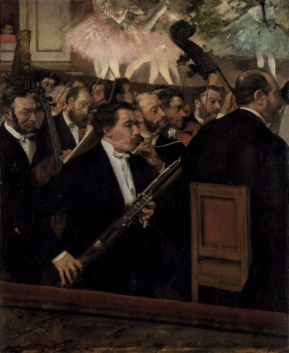 «Оркестр оперы» Эдгар Дега (1870 г.)