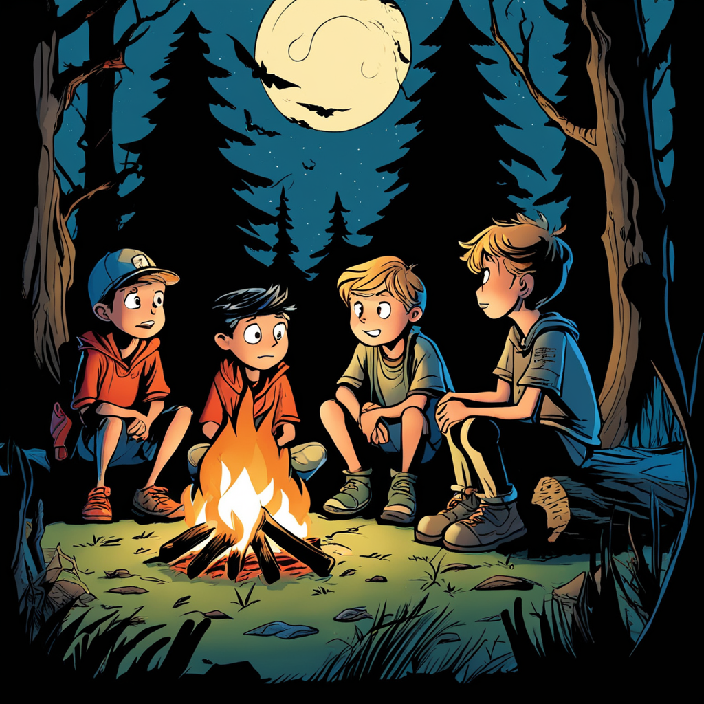 Лагерь у озера...