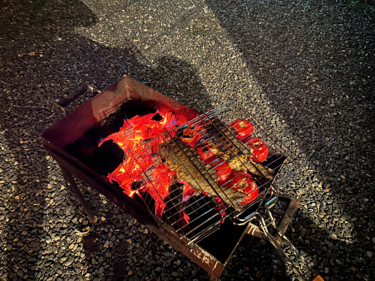 Наше барбекю из рыбы